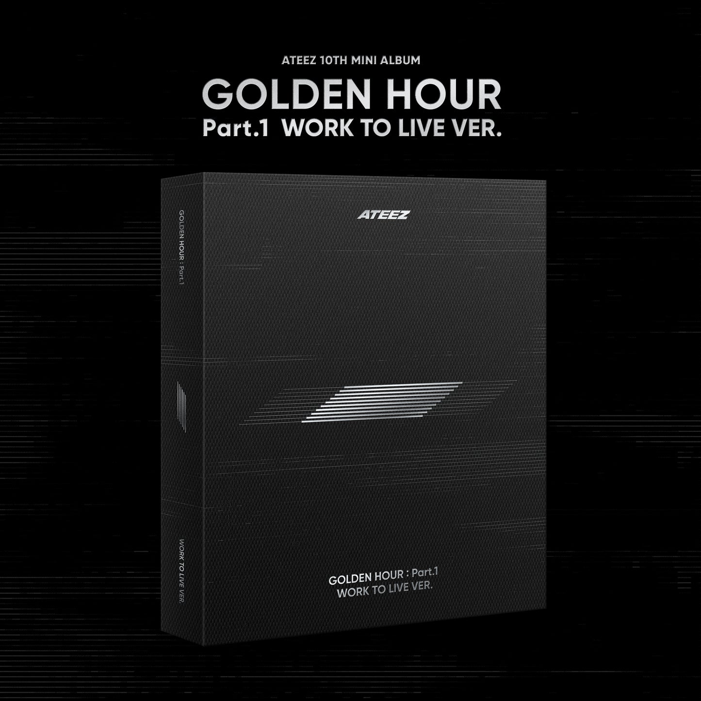 ATEEZ - [GOLDEN HOUR PART.1 WORK TO LIVE] (CD Ver.) - KAEPJJANG SHOP (캡짱 숍)