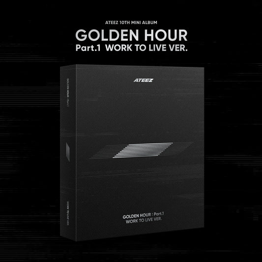 ATEEZ - [GOLDEN HOUR PART.1 WORK TO LIVE] (CD Ver.) - KAEPJJANG SHOP (캡짱 숍)