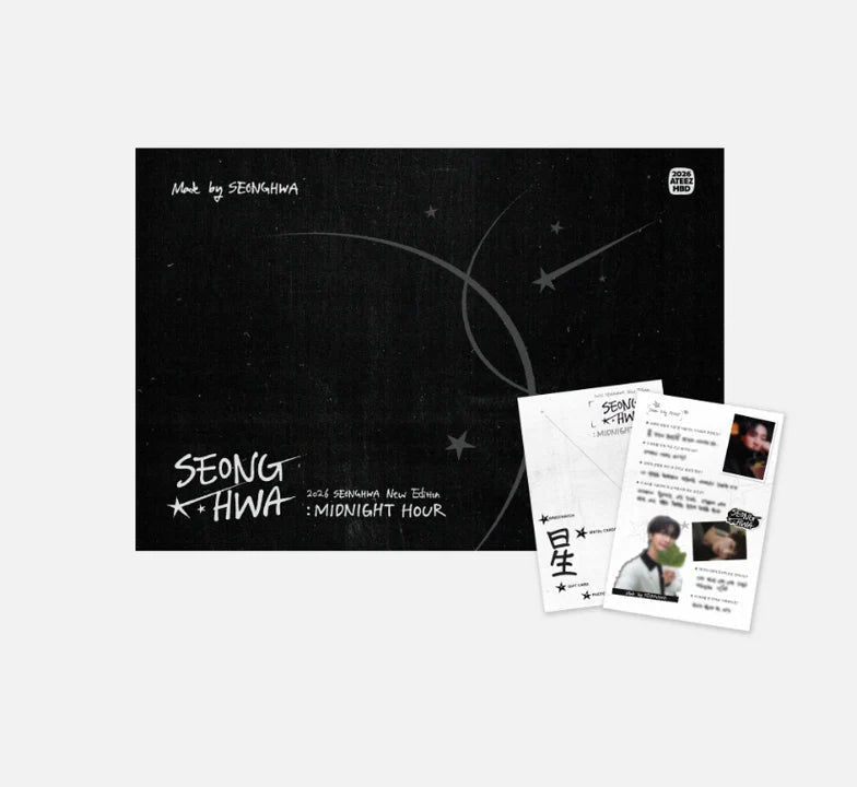 [PRE ORDER] SEONGHWA  - [MIDNIGHT HOUR] KAEPJJANG SHOP (캡짱 숍)