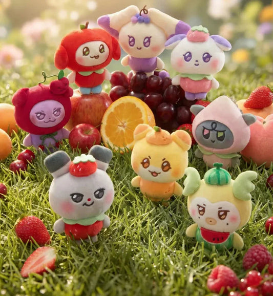 [PRE ORDER] ATEEZ - [MIGHTEEZ BERRY BREEZY FAIRY]  (OFFICIAL MD)  (FRUIT PLUSH KEYRING Ver.) KAEPJJANG SHOP (캡짱 숍)