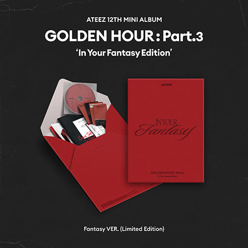 [PRE ORDER] ATEEZ - [GOLDEN HOUR PART.3] (Fantasy Ver.)  (Limited Ed.) KAEPJJANG SHOP (캡짱 숍)