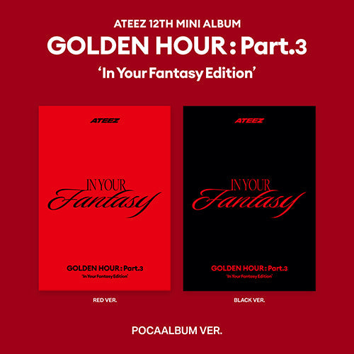 [PRE ORDER] ATEEZ - [GOLDEN HOUR PART.3] (In Your Fantasy)   (POCAALBUM Ver.) KAEPJJANG SHOP (캡짱 숍)