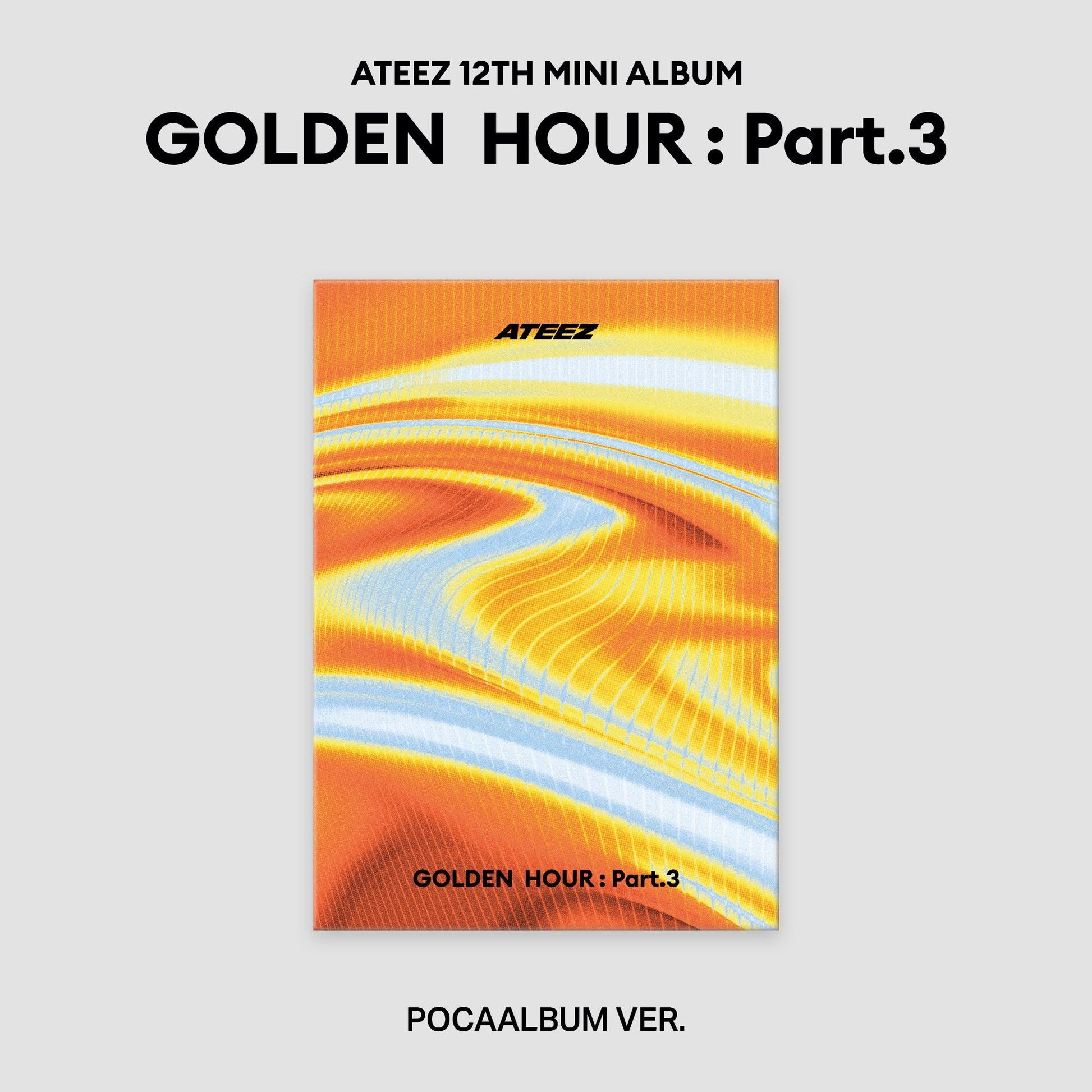 [PRE ORDER] ATEEZ - [GOLDEN HOUR PART.3] (POCAALBUM Ver.) KAEPJJANG SHOP (캡짱 숍)