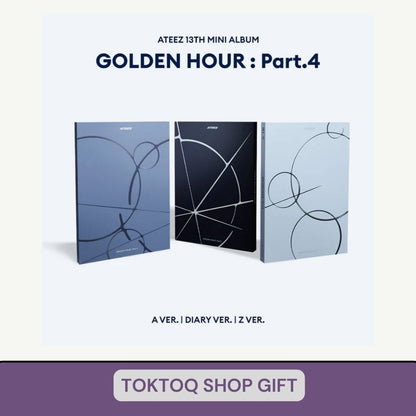 [PRE ORDER] ATEEZ - [GOLDEN HOUR : Part 4] (P.O.B TOKTOQ GIFT)