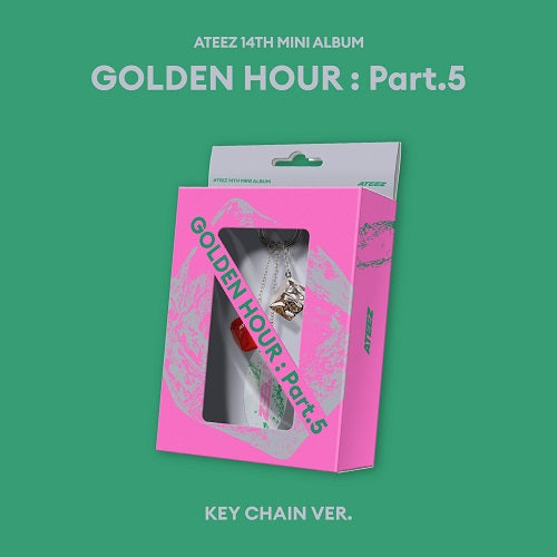 ATEEZ - [GOLDEN PART.5]   (KEYCHAIN  Ver.) DH GLOBAL
