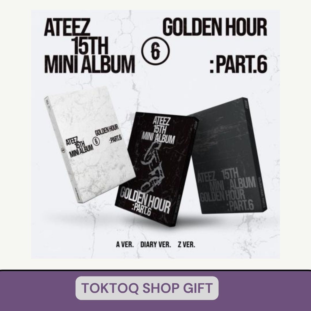 [PRE ORDER] ATEEZ -  [GOLDEN HOUR Part.6] (STANDARD Ver.)  (P.O.B TOKTOQ) DH GLOBAL