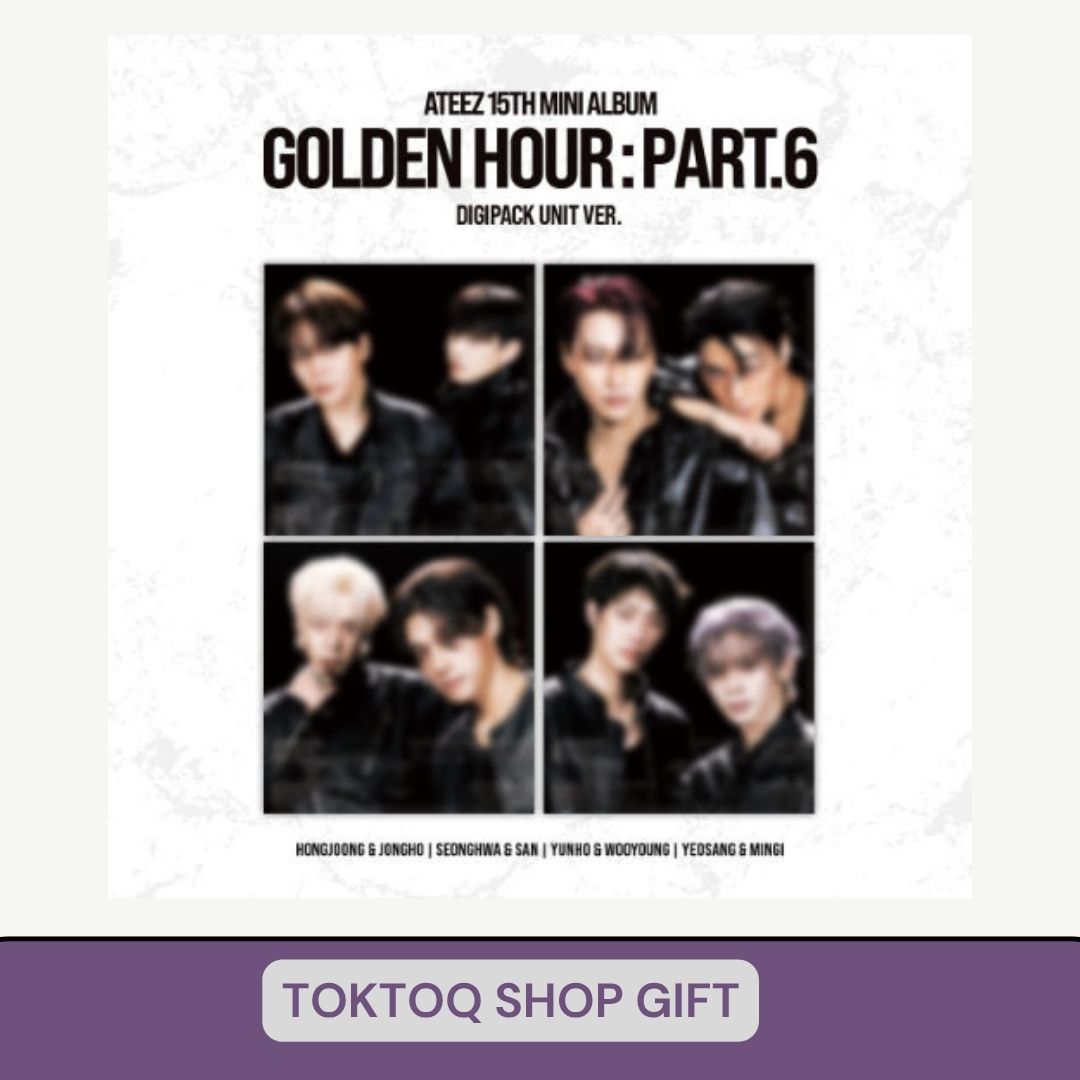 [PRE ORDER] ATEEZ -  [GOLDEN HOUR Part.6] (DIGIPACK UNIT Ver.) (P.O.B TOKTOQ SHOP GIFT) DH GLOBAL