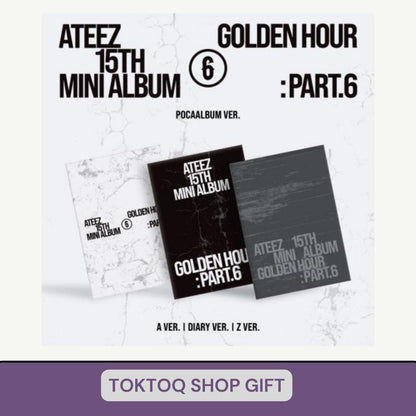 [PRE ORDER] ATEEZ -  [GOLDEN HOUR Part.6]   (POCAALBUM Ver.) DH GLOBAL