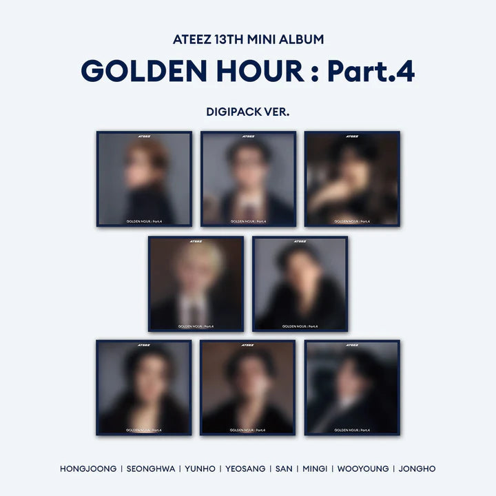 [PRE ORDER] ATEEZ - [GOLDEN HOUR : Part 4] (DIGIPACK Ver.)