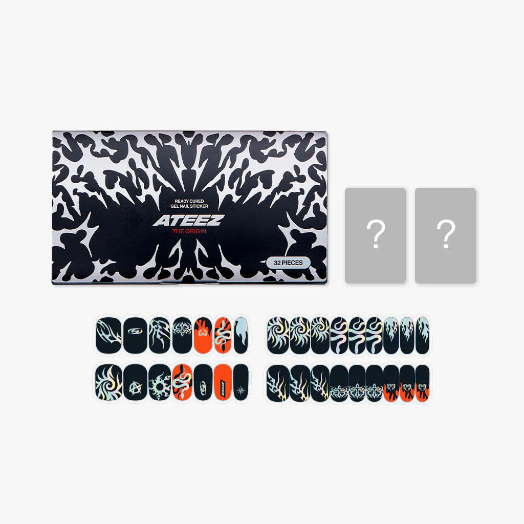 [PRE ORDER] ATEEZ - READY CURED GEL NAIL STICKER : THE ORIGIN KAEPJJANG SHOP (캡짱 숍)
