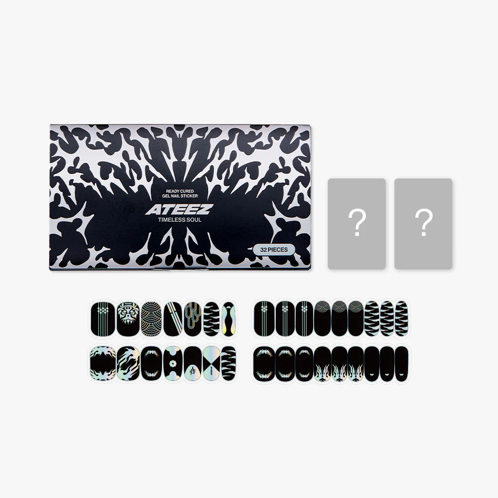 [PRE ORDER] ATEEZ - READY CURED GEL NAIL STICKER : TIMELESS SOUL KAEPJJANG SHOP (캡짱 숍)