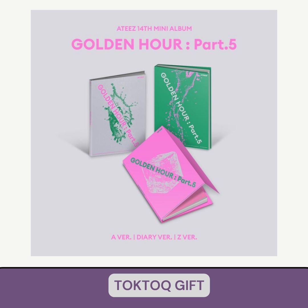 [PRE ORDER] ATEEZ - [GOLDEN PART.5] (P.O.B TOKTOQ) KAEPJJANG SHOP (캡짱 숍)