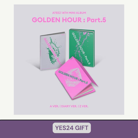 [PRE ORDER] ATEEZ - [GOLDEN PART.5] (P.O.B YES24) KAEPJJANG SHOP (캡짱 숍)
