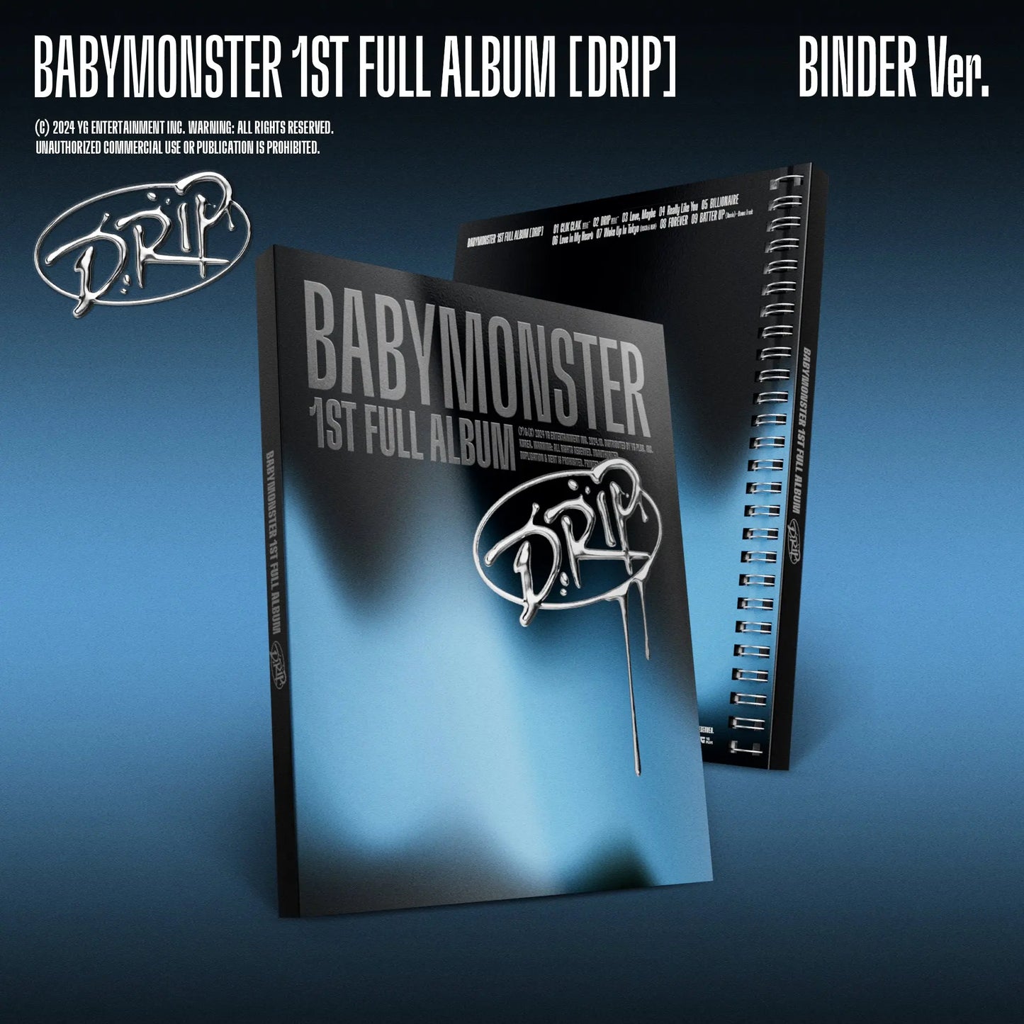 BABYMONSTER - [DRIP] (BINDER Vers.) KAEPJJANG SHOP (캡짱 숍)