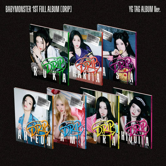 BABYMONSTER - [DRIP] (YG TAG Vers.) KAEPJJANG SHOP (캡짱 숍)