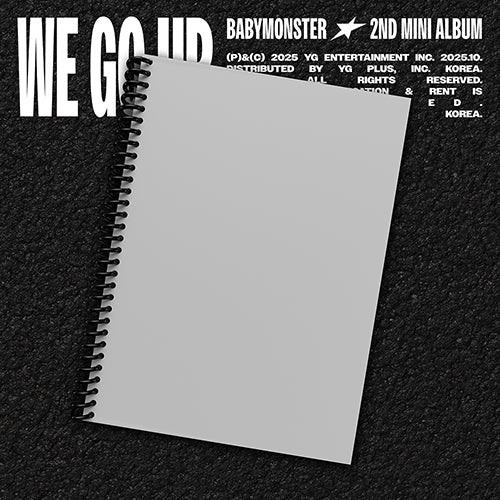 [PRE ORDER] BABYMONSTER -  [WE GO UP]  (GO Ver.) KAEPJJANG SHOP (캡짱 숍)