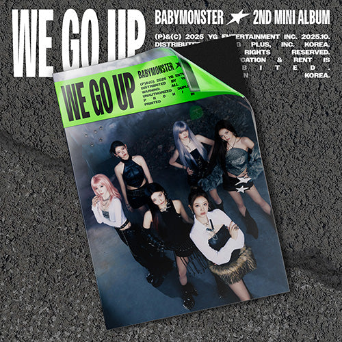 [PRE ORDER] BABYMONSTER -  [WE GO UP]  (GO Ver.) KAEPJJANG SHOP (캡짱 숍)