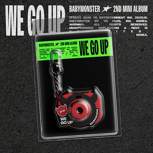 [PRE ORDER] BABYMONSTER -  [WE GO UP]  (MINI BEAM KEYRING Ver.) KAEPJJANG SHOP (캡짱 숍)