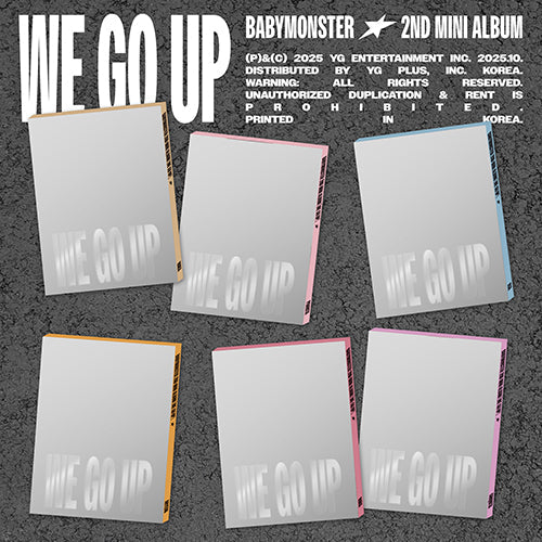 [PRE ORDER] BABYMONSTER -  [WE GO UP]  (PATTERN Ver.) KAEPJJANG SHOP (캡짱 숍)