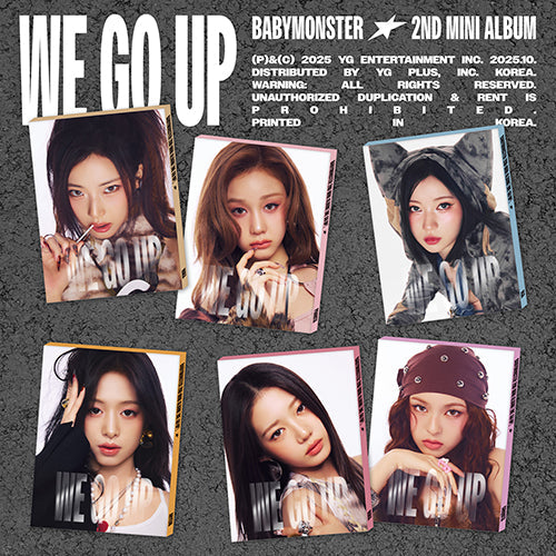 [PRE ORDER] BABYMONSTER -  [WE GO UP]  (PATTERN Ver.) KAEPJJANG SHOP (캡짱 숍)