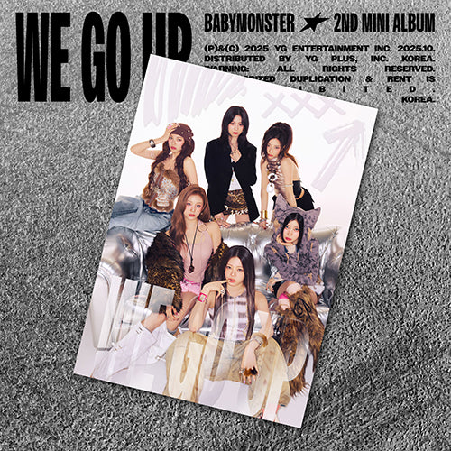 [PRE ORDER] BABYMONSTER -  [WE GO UP]  (POSTCARD Ver.) KAEPJJANG SHOP (캡짱 숍)