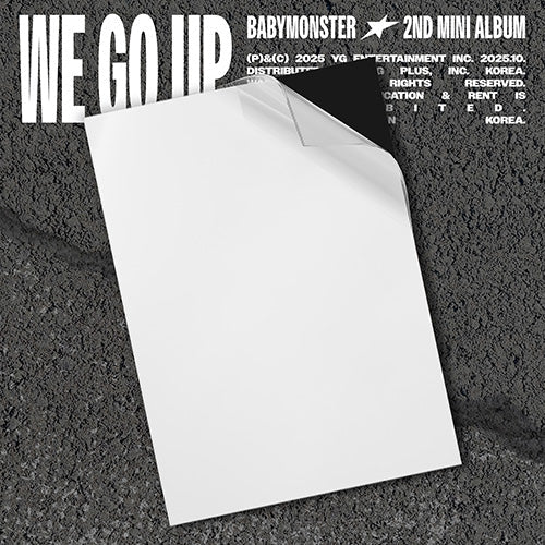 [PRE ORDER] BABYMONSTER -  [WE GO UP]  (WE Ver.) KAEPJJANG SHOP (캡짱 숍)