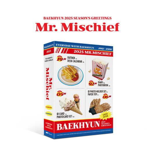 [PRE ORDER] BAEKHYUN - 2025 SEASON’S GREETINGS  [MR MISCHIEF]