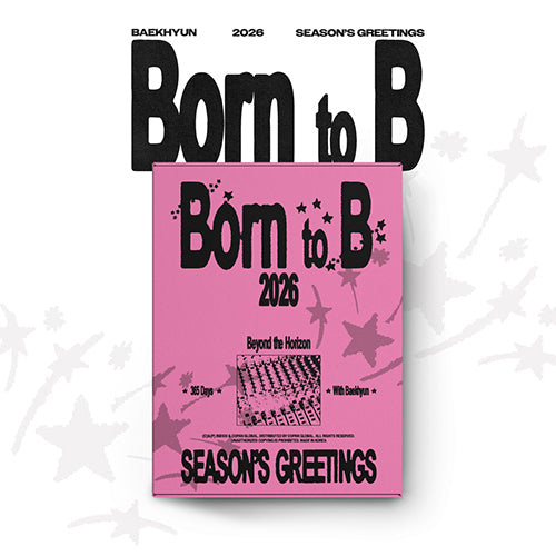 [PRE ORDER] BAEKHYUN  - 2026 SEASON’S GREETINGS  [BORN TO B] KAEPJJANG SHOP (캡짱 숍)