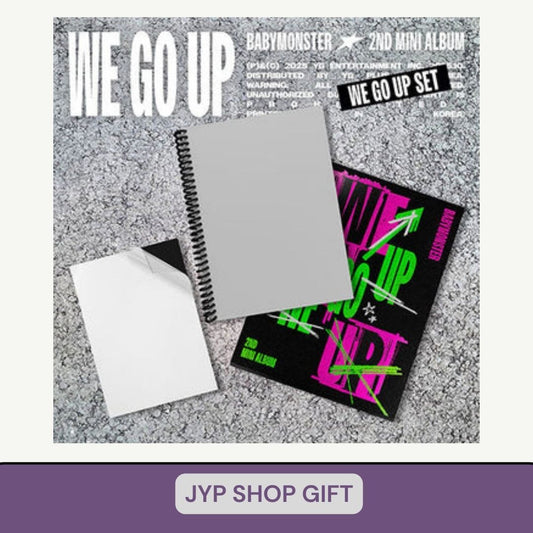 [PRE ORDER] BABYMONSTER -  [WE GO UP]  (PHOTOBOOK SET Ver.)  (POB JYP SHOP) KAEPJJANG SHOP (캡짱 숍)