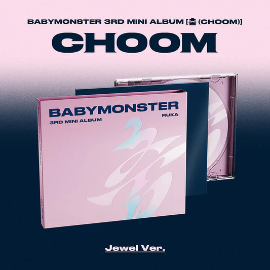 [PRE ORDER] BABYMONSTER - [CHOOM]  (JEWEL CASE Ver.) KAEPJJANG SHOP (캡짱 숍)