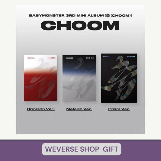 [PRE ORDER] BABYMONSTER - [CHOOM] (P.O.B WEVERSE SHOP) KAEPJJANG SHOP (캡짱 숍)