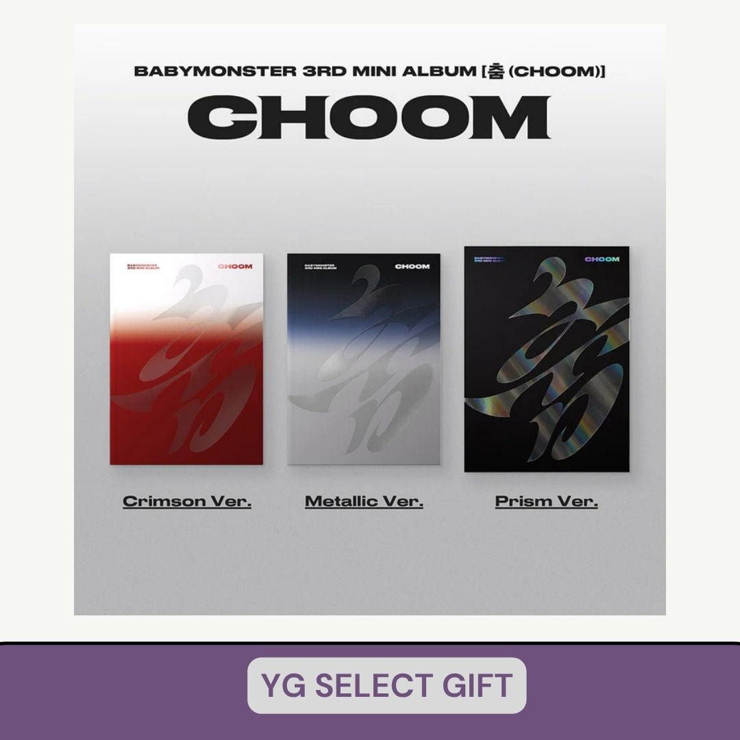 [PRE ORDER] BABYMONSTER - [CHOOM] (P.O.B YG Select) KAEPJJANG SHOP (캡짱 숍)