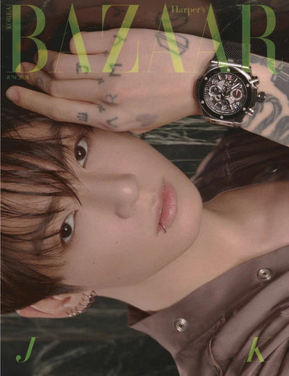 [PRE ORDER] BAZAAR KOREA Magazine (2026 JUNE Issue) (Cover : JUNGKOOK) KAEPJJANG SHOP (캡짱 숍)