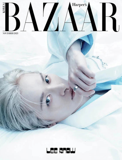 [RE ORDER] BAZAAR  Magazine  (2025 November Issue)   Cover : LEE KNOW KAEPJJANG SHOP (캡짱 숍)