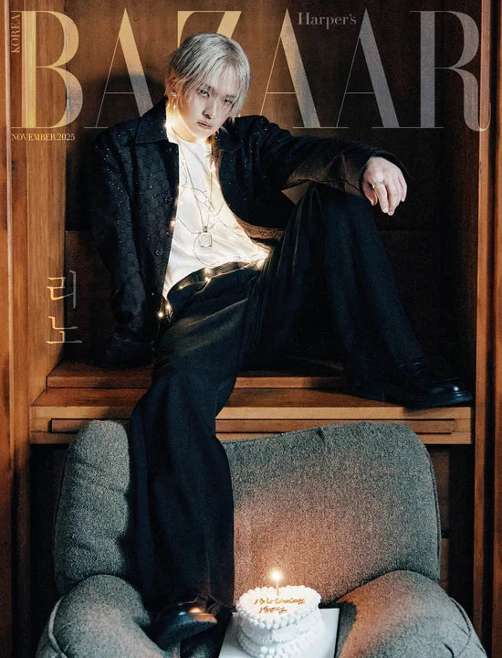 [RE ORDER] BAZAAR  Magazine  (2025 November Issue)   Cover : LEE KNOW KAEPJJANG SHOP (캡짱 숍)