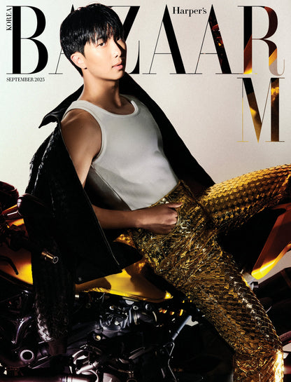 BAZAAR Korea Magazine (2025 September Issue) / Cover : RM KAEPJJANG SHOP (캡짱 숍)