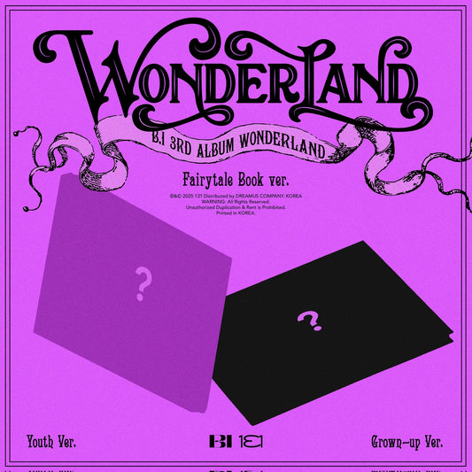 [PRE ORDER] B.I- [WONDERLAND] (FAIRYTALE Ver.) ﻿ KAEPJJANG SHOP (캡짱 숍)