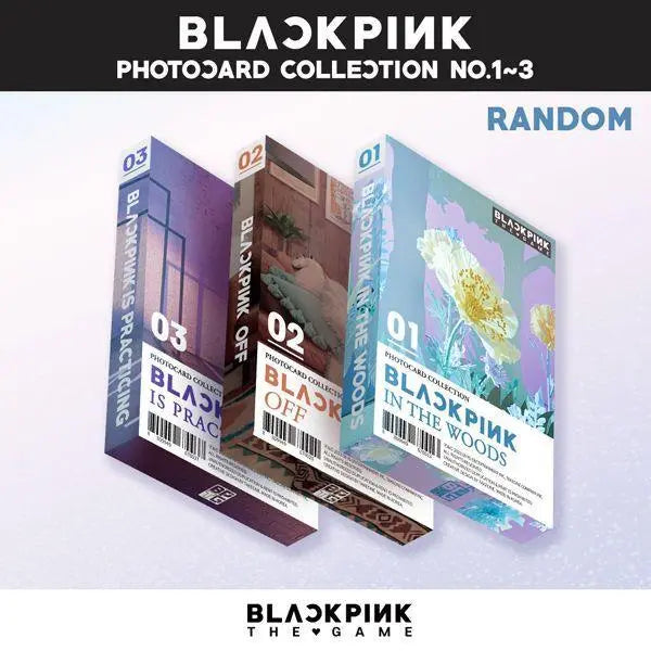 [PRE ORDER] BLACKPINK - THE GAME PHOTOCARD COLLECTION No.1~3 - KAEPJJANG SHOP (캡짱 숍)