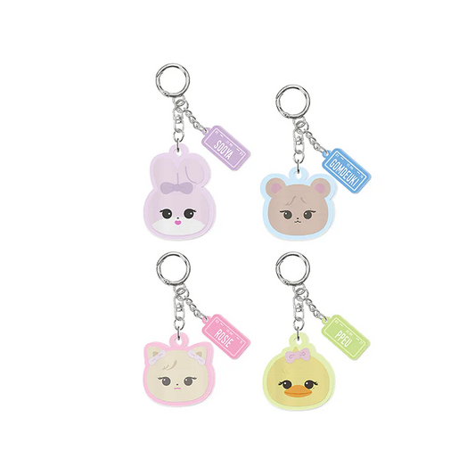 [PRE ORDER] BLACKPINK- [JUMP] POP UP (OFFICIAL MD) CHARACTER LENTICULAR KEYRING KAEPJJANG SHOP (캡짱 숍)