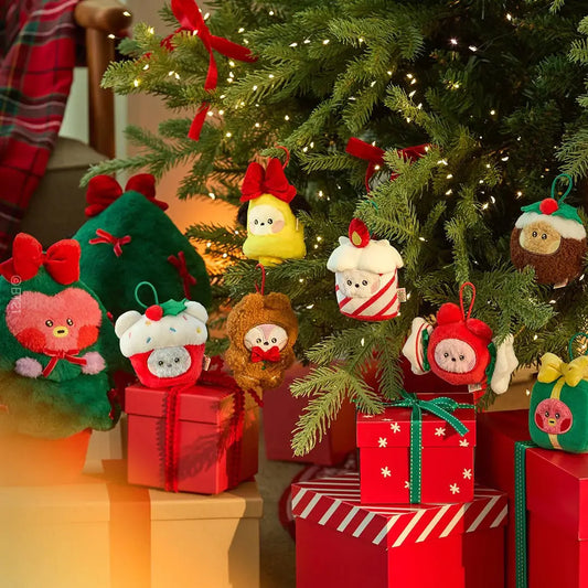 BT21 - [MINI MININI PETIT HOLIDAY] ORNAMENT DOLL KEYRING KAEPJJANG SHOP (캡짱 숍)
