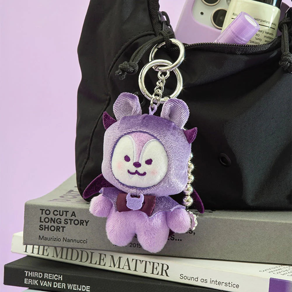 [SUR DEMANDE] BT21 - [ANGEL & VILLAIN] VILLAIN PLUSH KEYRING