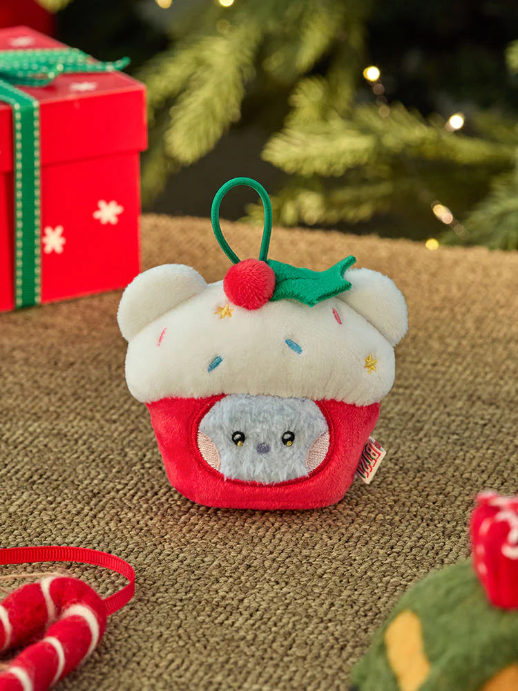 [SUR DEMANDE] BT21 - [MINI MININI PETIT HOLIDAY] ORNAMENT DOLL KEYRING