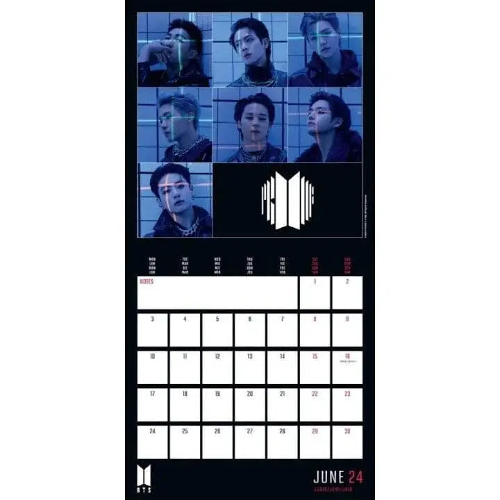 BTS 2024 WALL CALENDAR (UKLIMITED EDITION) - KAEPJJANG SHOP (캡짱 숍)