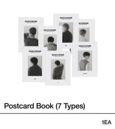 BTS   - MONOCHROME (MNCR) POP-UP  (Official MD)  / POSTCARD BOOK