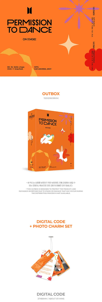 [RESTOCK] BTS - PERMISSION TO DANCE ON STAGE in THE US - KAEPJJANG SHOP (캡짱 숍)