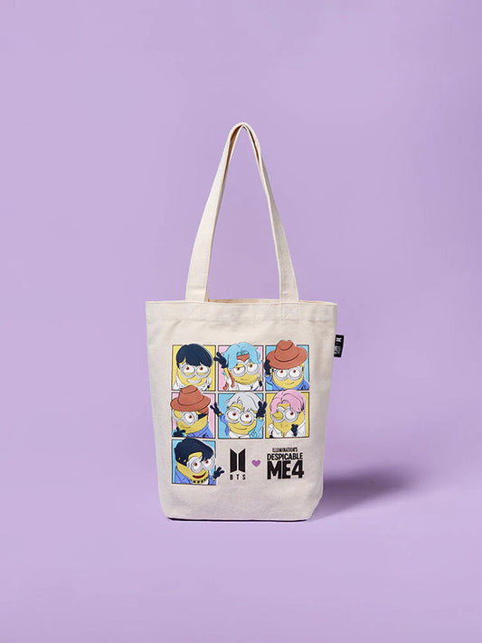 [SUR DEMANDE] BTS X DM4  (Official MD)  TOTEBAG KAEPJJANG SHOP (캡짱 숍)