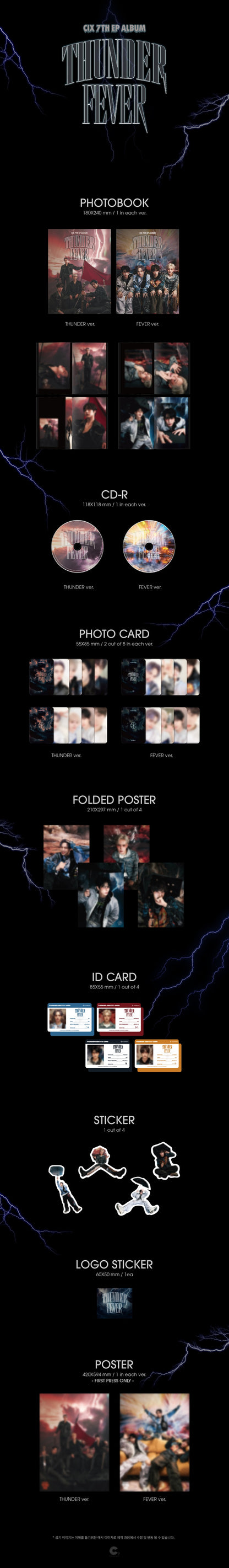 [PRE ORDER] CIX- [THUNDER FEVER]