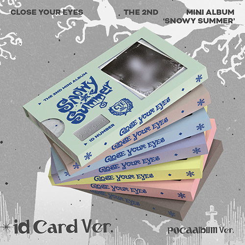 [PRE ORDER] CLOSE YOUR EYES -  [SNOWY SUMMER] (ID CARD Ver. ) KAEPJJANG SHOP (캡짱 숍)