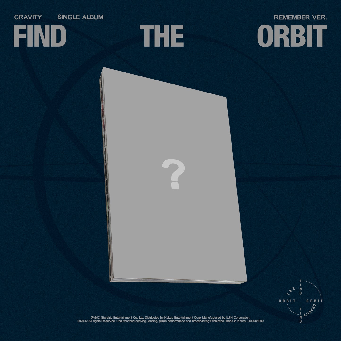 [PRE ORDER] CRAVITY - [FIND THE ORBIT] (REMEMBER Ver.)