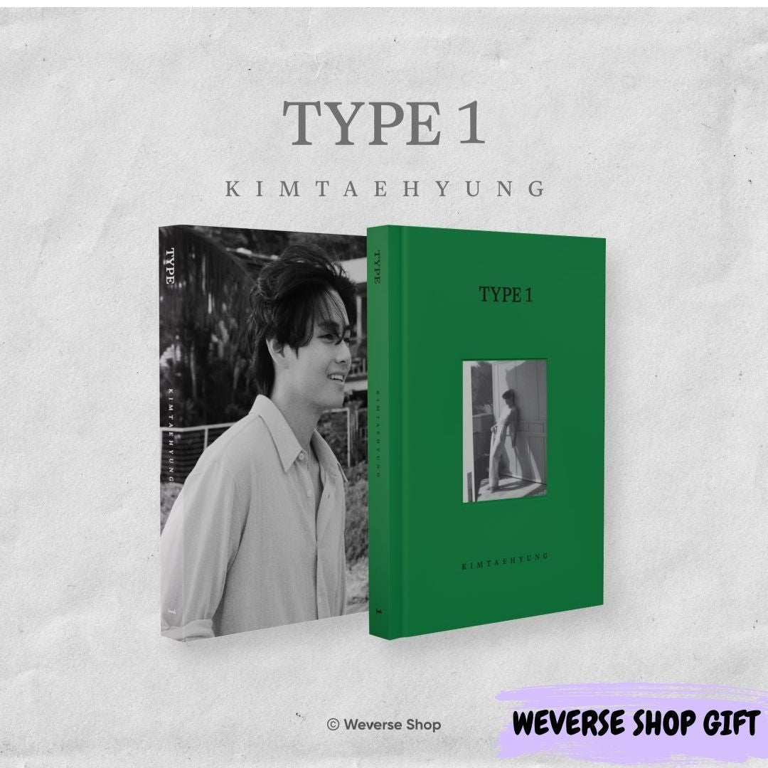 [PRE ORDER] V - [TYPE 1] Photobook  (Hard Cover) (P.O.B Weverse Shop Gift)